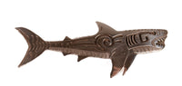 Navajo Sterling Silver Overlay Shark Pin By Mako