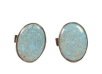 Navajo Robins Egg Blue Turquoise Cuff Links