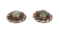 Navajo Sterling Silver and Turquoise Buttons