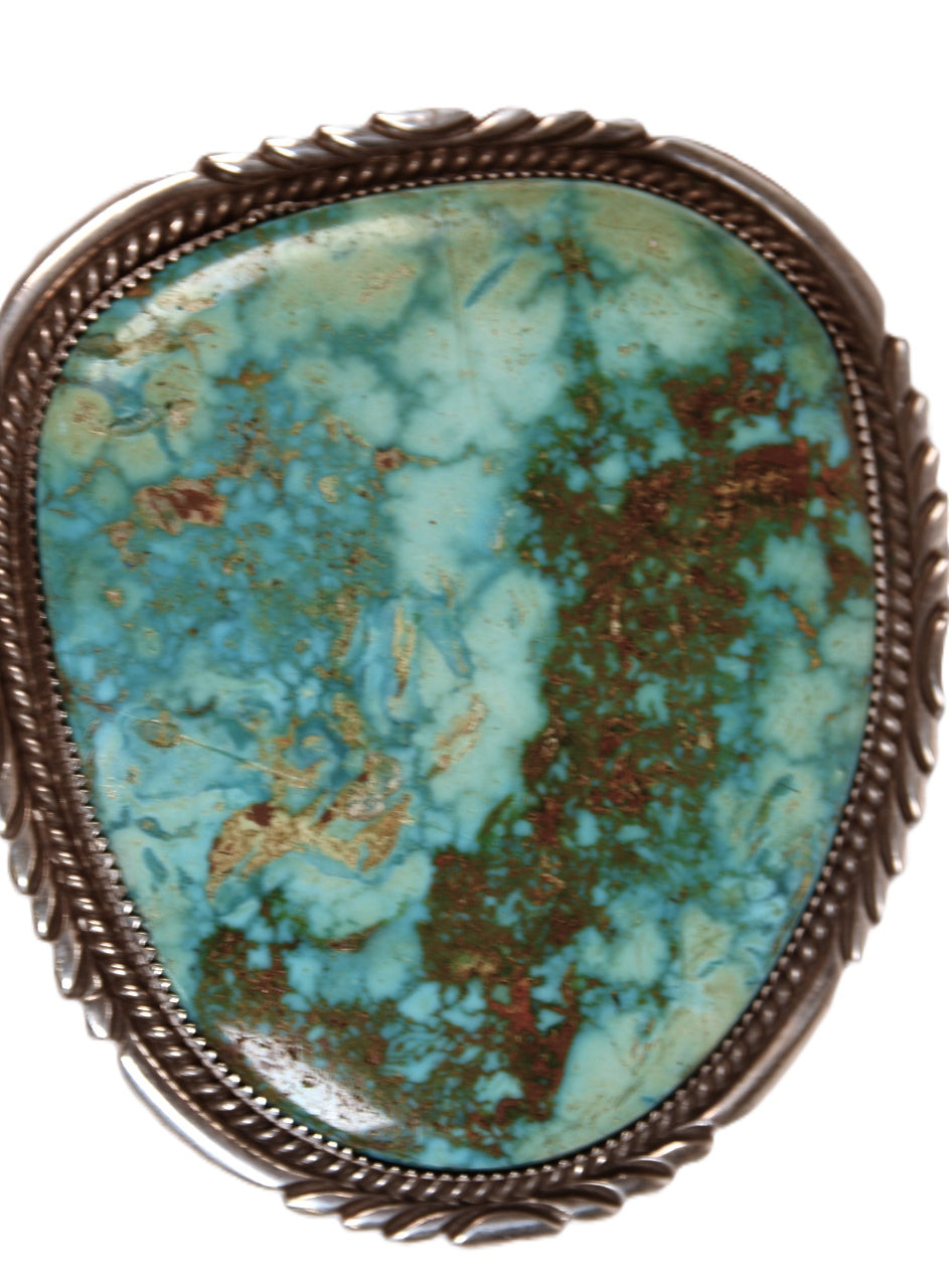 Navajo Sterling Silver and Turquoise Pin