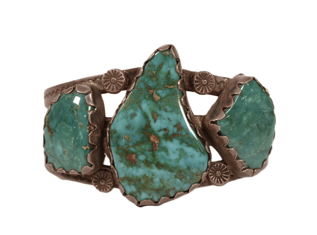 Navajo Turquoise and Sterling Silver Bracelet