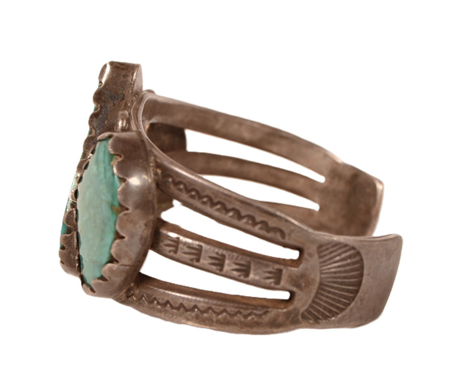 Navajo Turquoise and Sterling Silver Bracelet