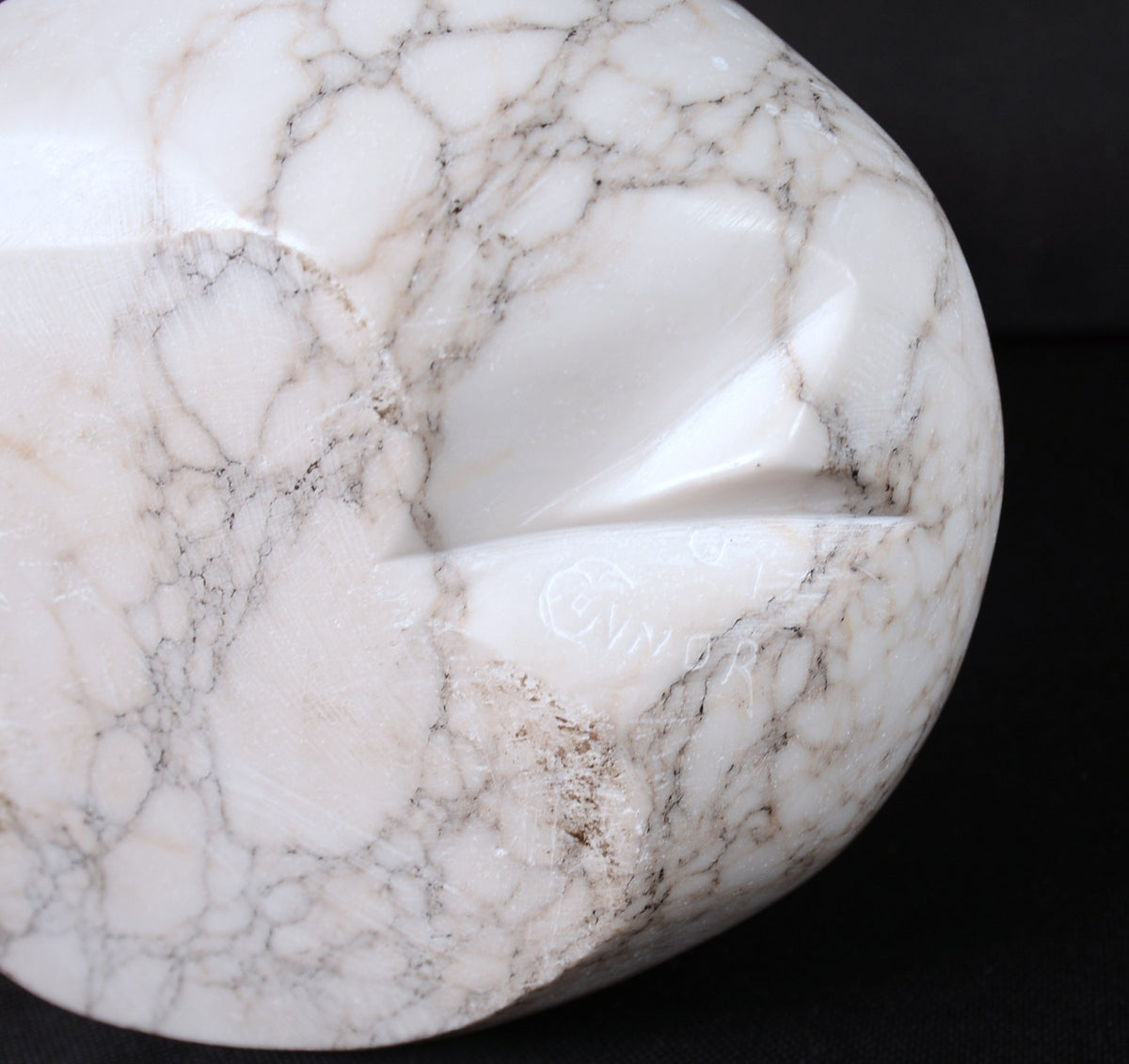 North West Coast White Marble Bear By M. Connor