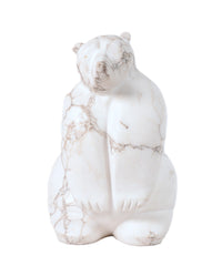 North West Coast White Marble Bear By M. Connor