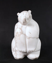 North West Coast White Marble Bear By M. Connor