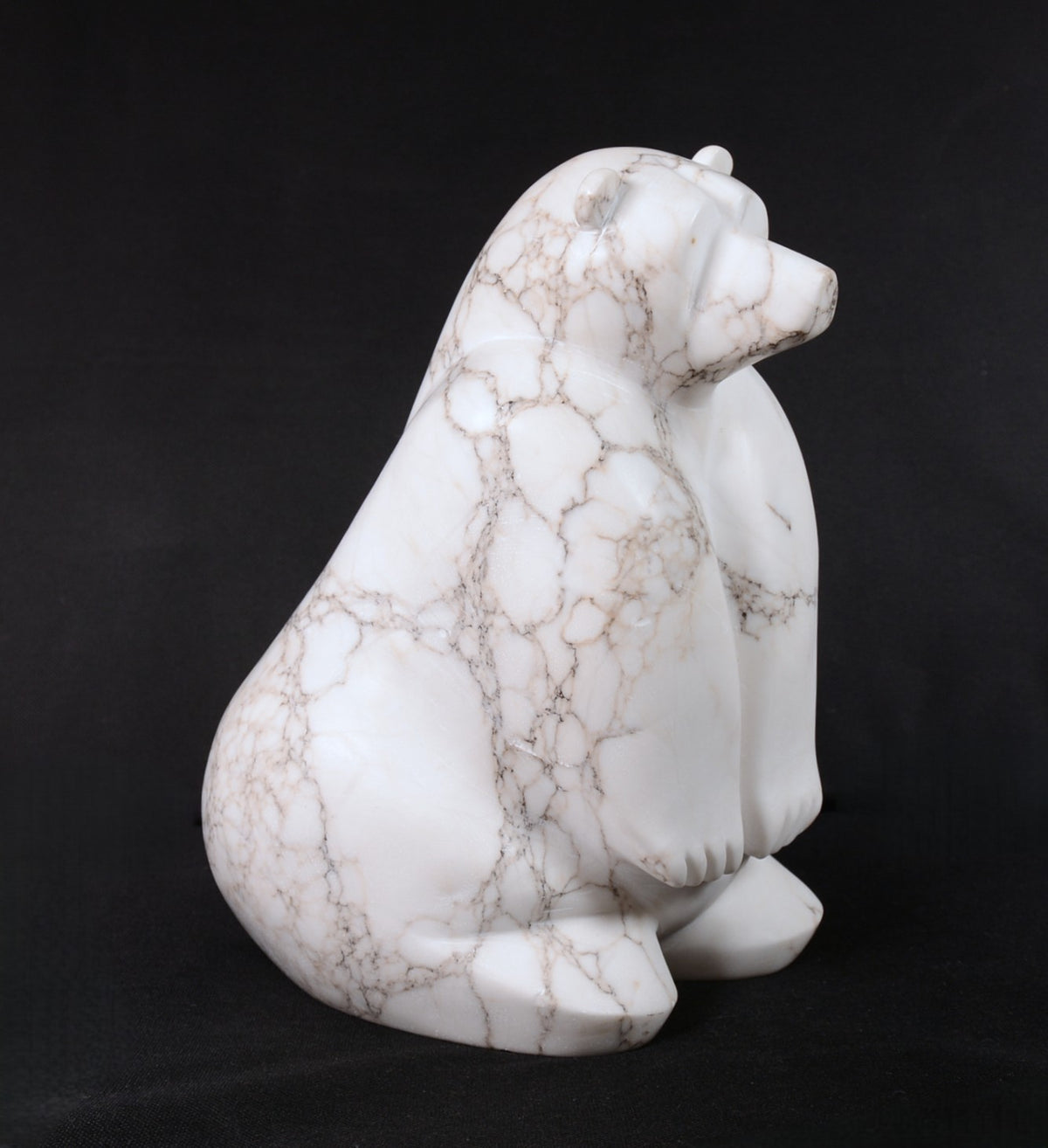 North West Coast White Marble Bear By M. Connor