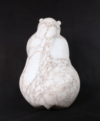 North West Coast White Marble Bear By M. Connor