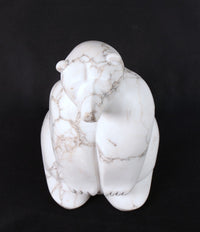 North West Coast White Marble Bear By M. Connor