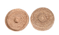 North West Coast Round Lidded Basket
