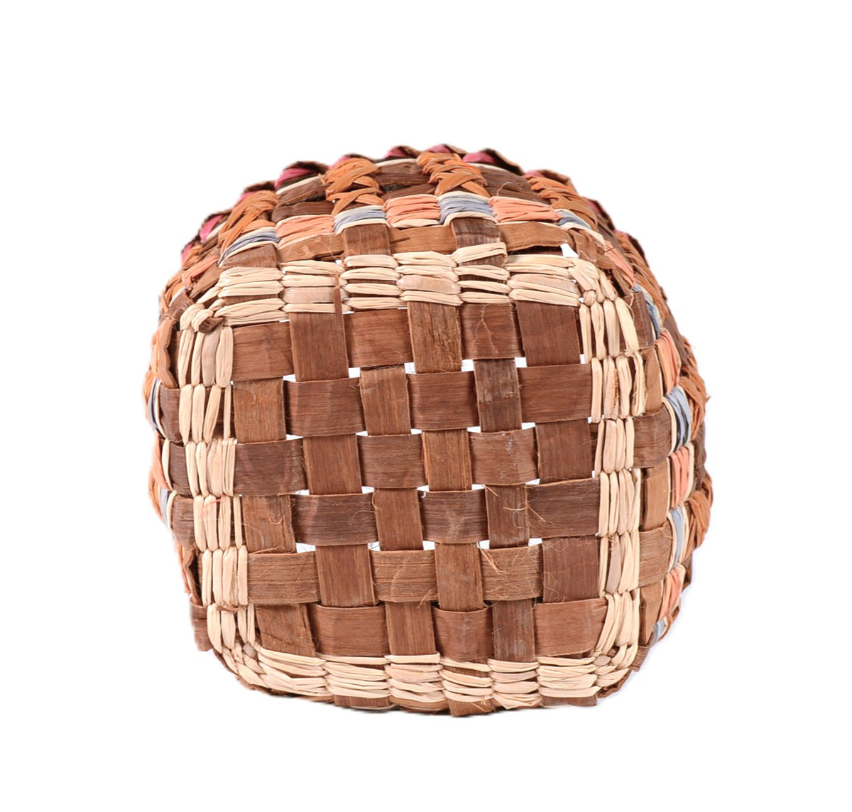 Lummi Cedar Square Basket By C. Fitzgerald
