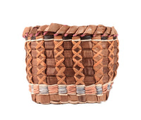 Lummi Cedar Square Basket By C. Fitzgerald