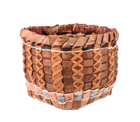 Lummi Cedar Square Basket By C. Fitzgerald