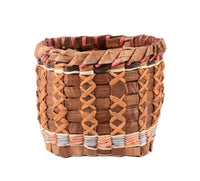 Lummi Cedar Square Basket By C. Fitzgerald