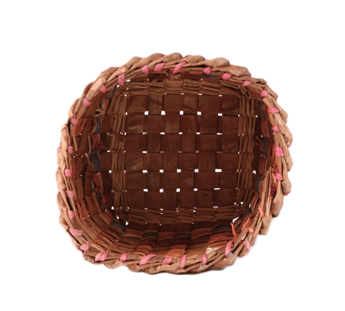Lummi Cedar Square Basket By C. Fitzgerald