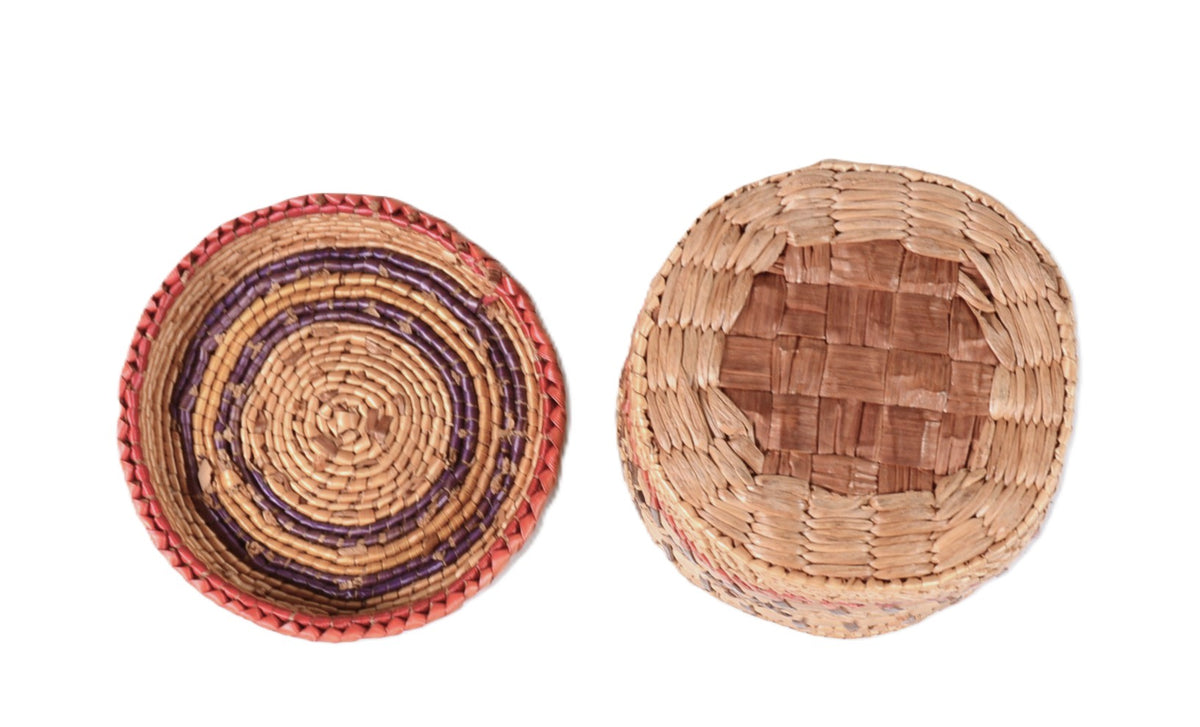 Makah Lidded Trinket Basket