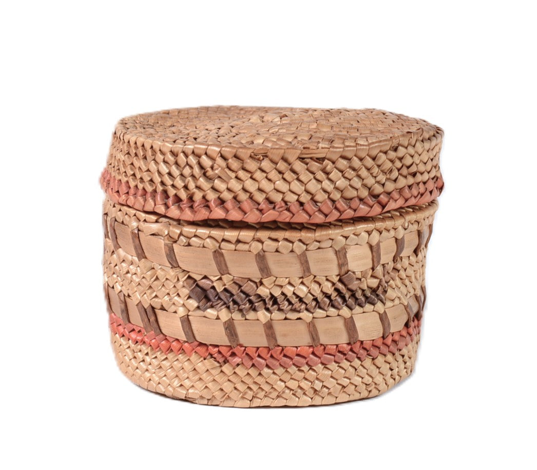Makah Lidded Trinket Basket