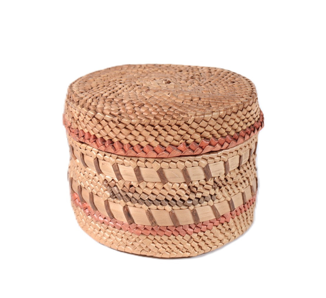 Makah Lidded Trinket Basket