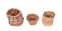 Makah and Lummi Small Baskets Set of 3