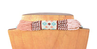 Plains Seed Bead Necklace and Earring Set