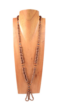 Plateau Ghost Beads and Seed Beads Necklace