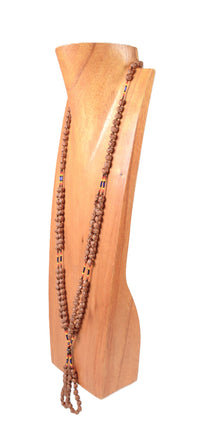 Plateau Ghost Beads and Seed Beads Necklace