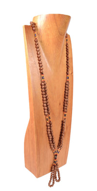 Plateau Ghost Beads and Seed Beads Necklace