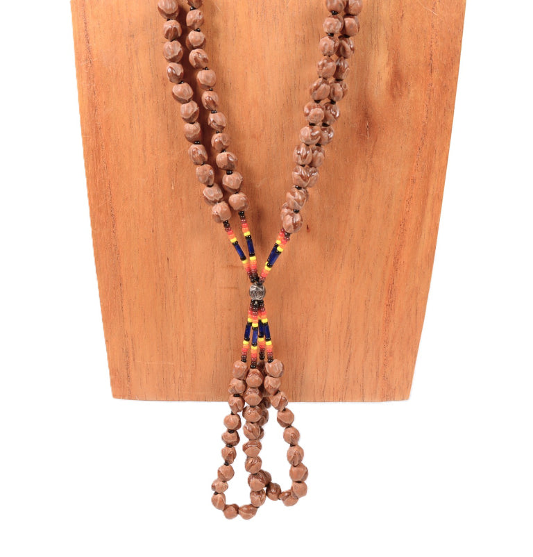 Plateau Ghost Beads and Seed Beads Necklace