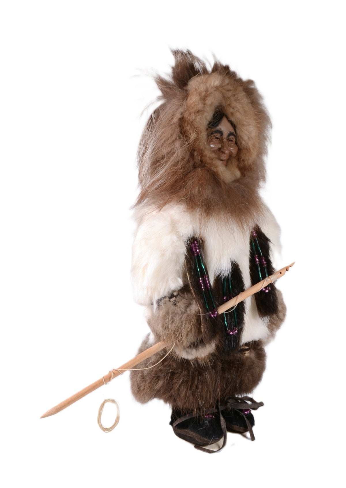 Inuit Eskimo Doll with Fur By Susie Morrssey