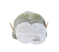 North West Coast Green Serpentine Female Figure Sculpture By Eddie Omnik