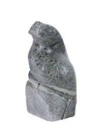 North West Coast Green Serpentine Walrus Sculpture By Herb Pelkey