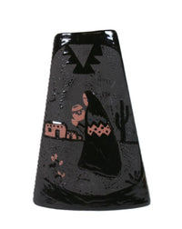 Tarahumara Commercial Pottery Vase By R. Martinez