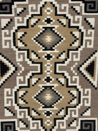 Navajo Two Gray Hills Rug By Bessie Sellers