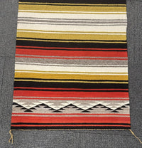 Navajo Striped Double Saddle Blanket