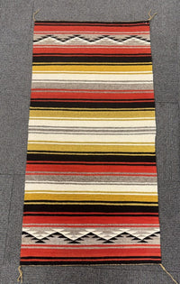 Navajo Striped Double Saddle Blanket