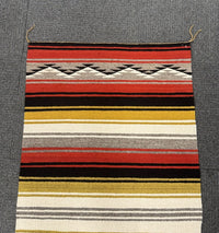 Navajo Striped Double Saddle Blanket
