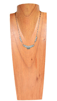 Zuni Pueblo Needlepoint Turquoise Necklace