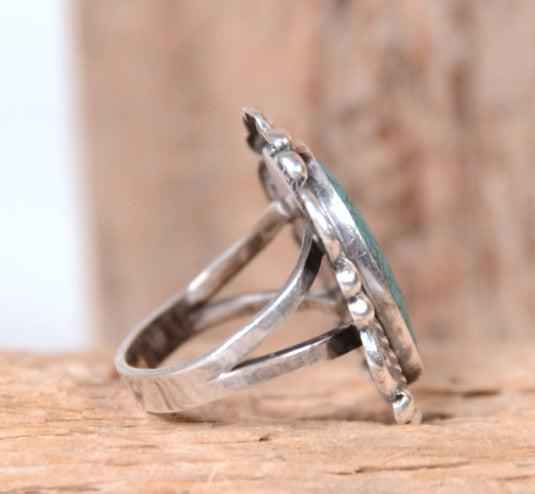 Vintage Navajo Sterling Silver and Turquoise Ring