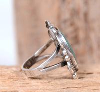 Vintage Navajo Sterling Silver and Turquoise Ring