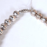 Navajo Sterling Silver and Turquoise Nugget Necklace
