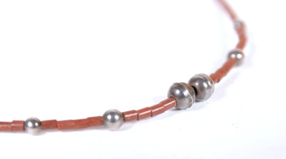 Plains Sioux Pipestone Necklace