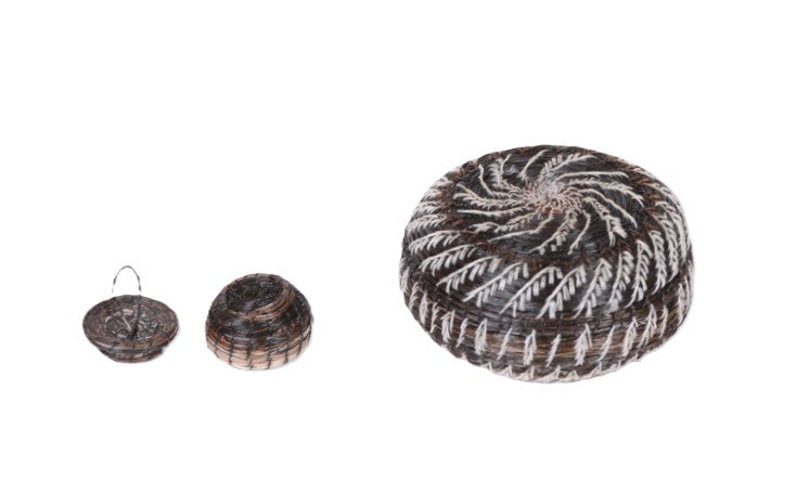 Pima Horse Hair Baskets Set of 2