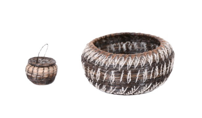 Pima Horse Hair Baskets Set of 2