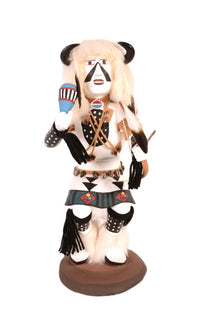 Hopi Pueblo White Buffalo Kachina Doll By Roy Fredericks