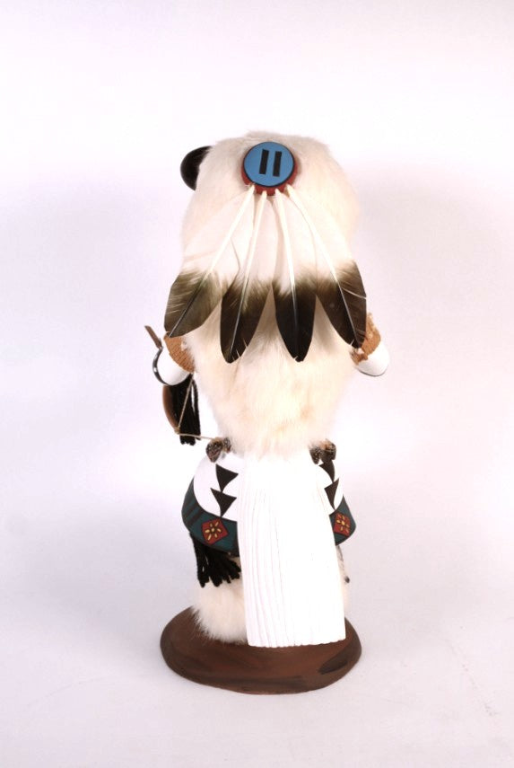 Hopi Pueblo White Buffalo Kachina Doll By Roy Fredericks