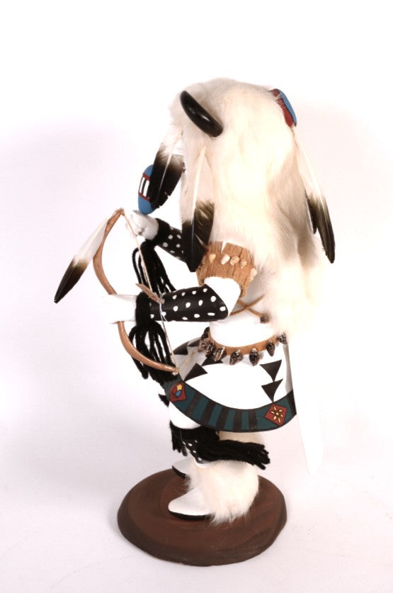 Hopi Pueblo White Buffalo Kachina Doll By Roy Fredericks