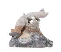 Zuni Pueblo Bobcat Pair Fetish By E.D.W.