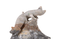 Zuni Pueblo Bobcat Pair Fetish By E.D.W.