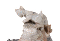 Zuni Pueblo Bobcat Pair Fetish By E.D.W.