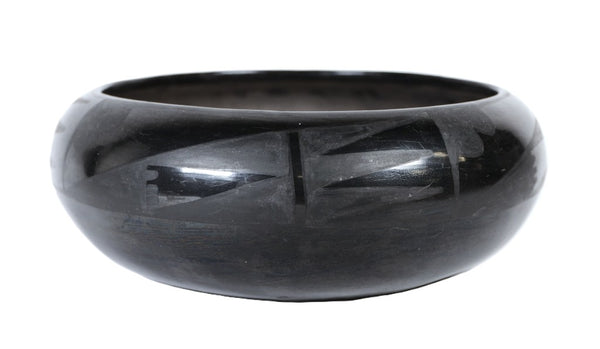 San Ildefonso Pueblo Bowl Pottery By Maria Martinez