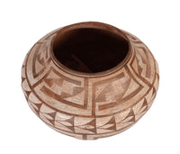 Acoma Pueblo Black on White Olla Pottery Jar